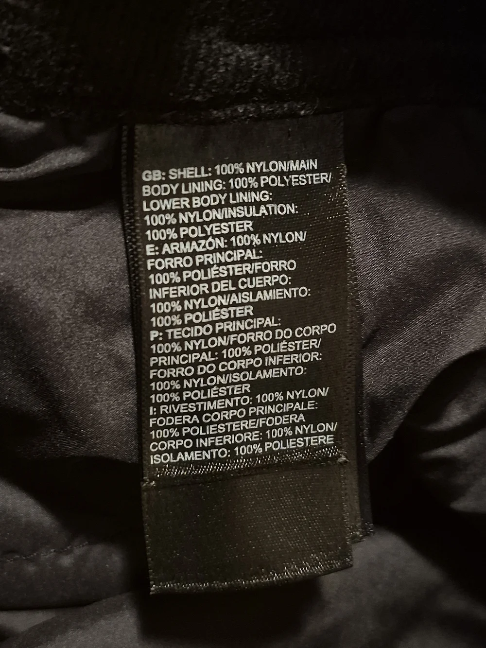 The North Face Men's Black Cargo Snow Pants